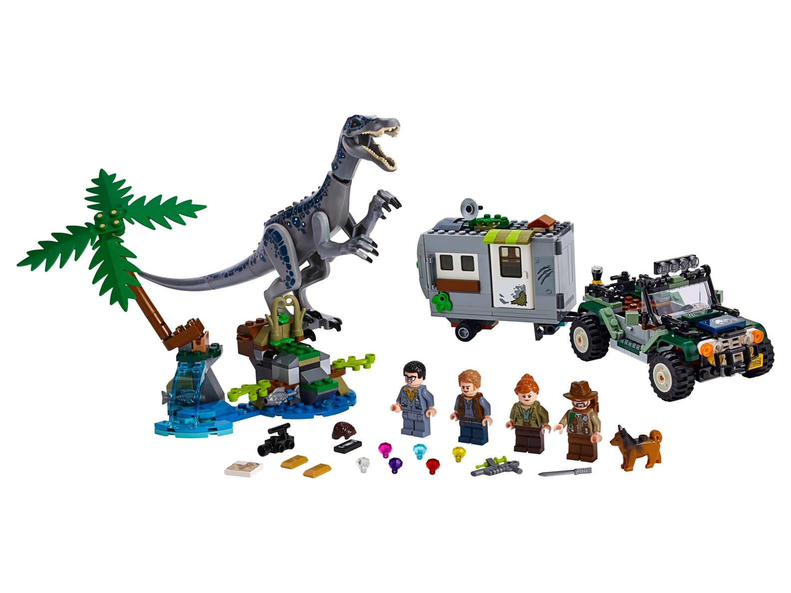 LEGO Jurassic World Baronyx Face-Off: The Treasure Hunt Set (75935)