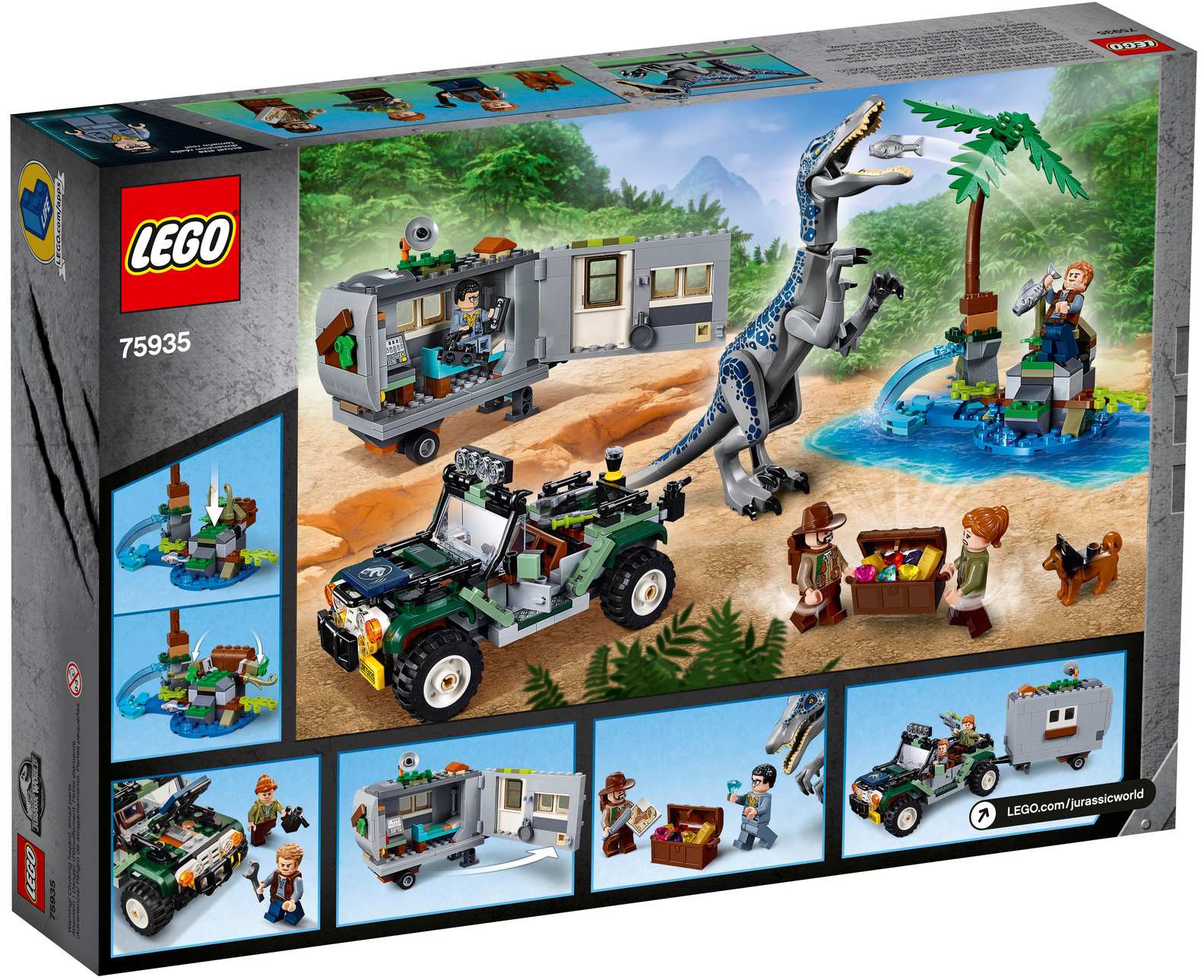 LEGO Jurassic World Baronyx Face-Off: The Treasure Hunt Set (75935)