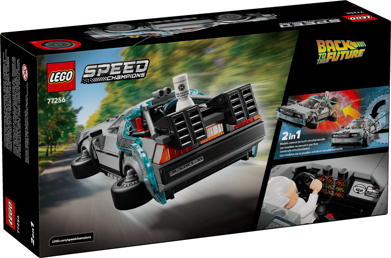 LEGO Speed Champions Time Machine From Back to the Future Set (77256)