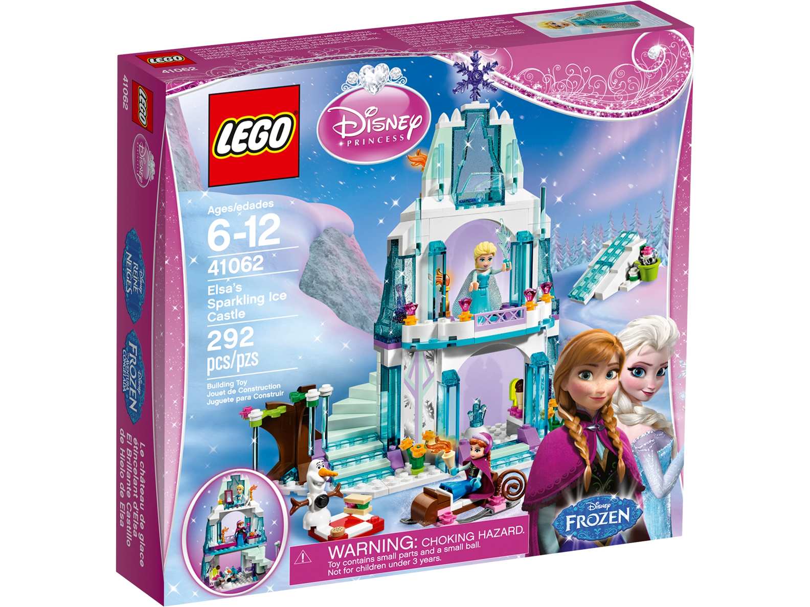 LEGO Disney Elsa’s Sparkling Ice Castle Set (41062)