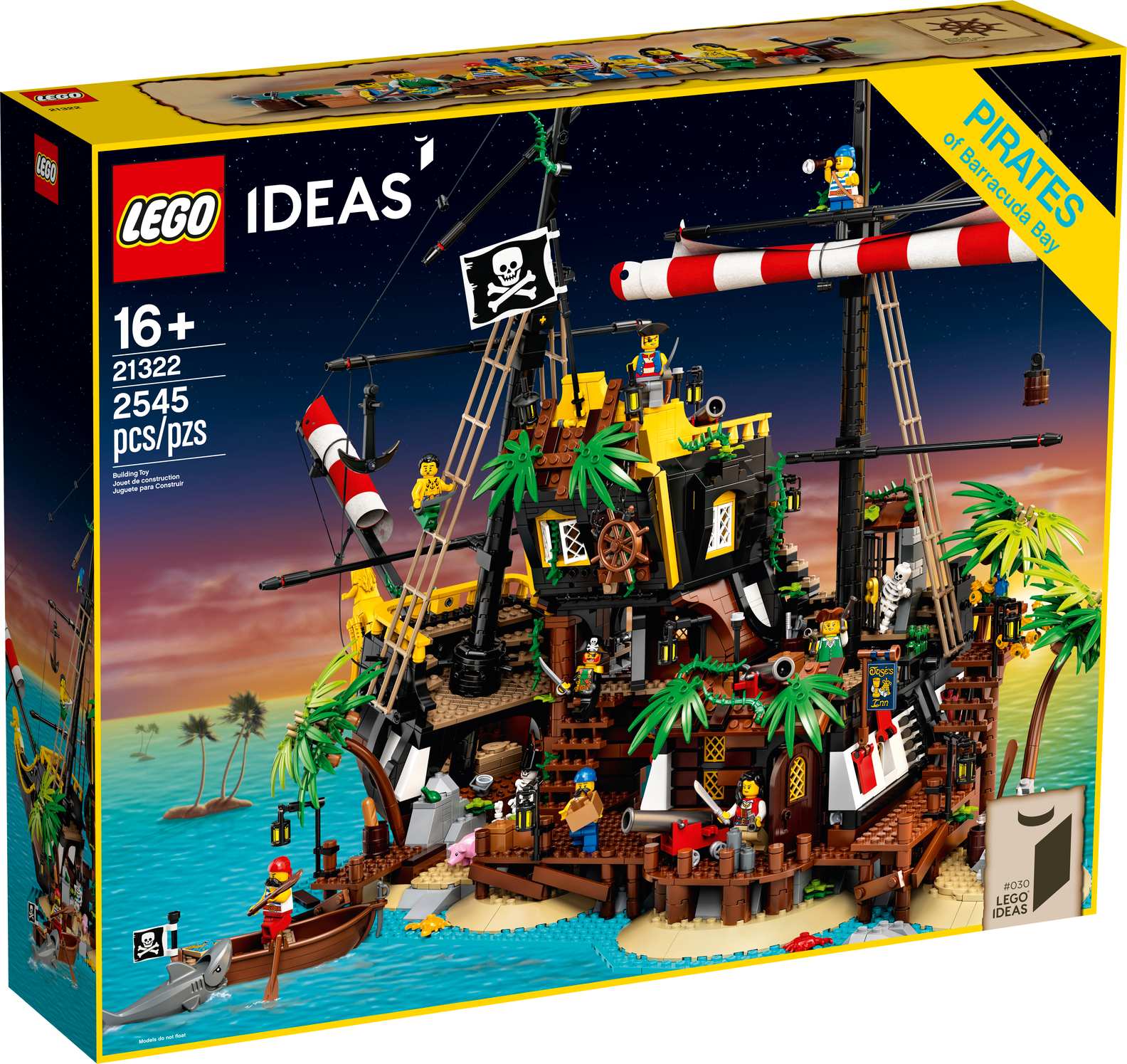 LEGO Ideas Pirates of Barracuda Bay Set (21322)