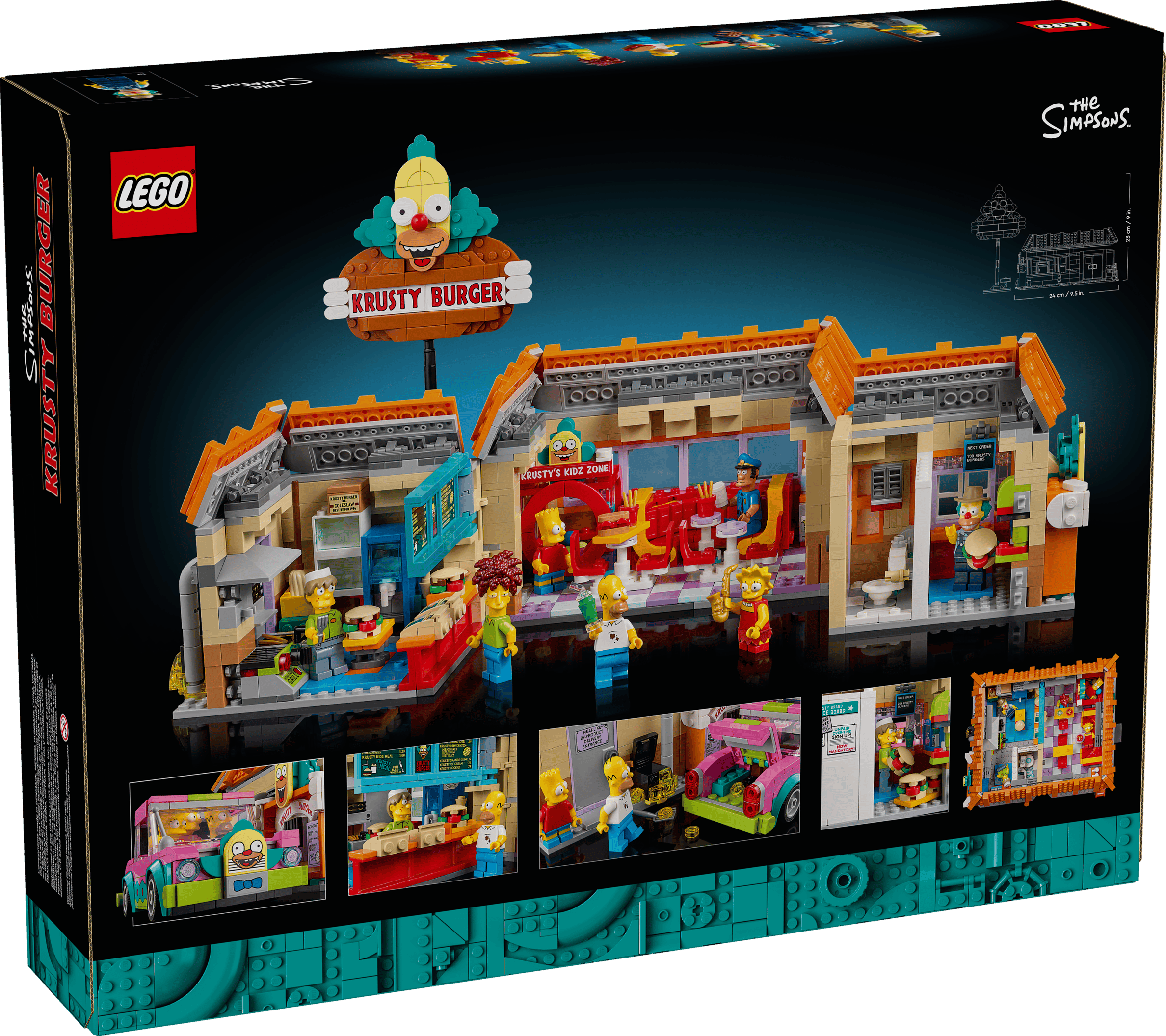 LEGO Icons The Simpsons Krusty Burger Set (10352)