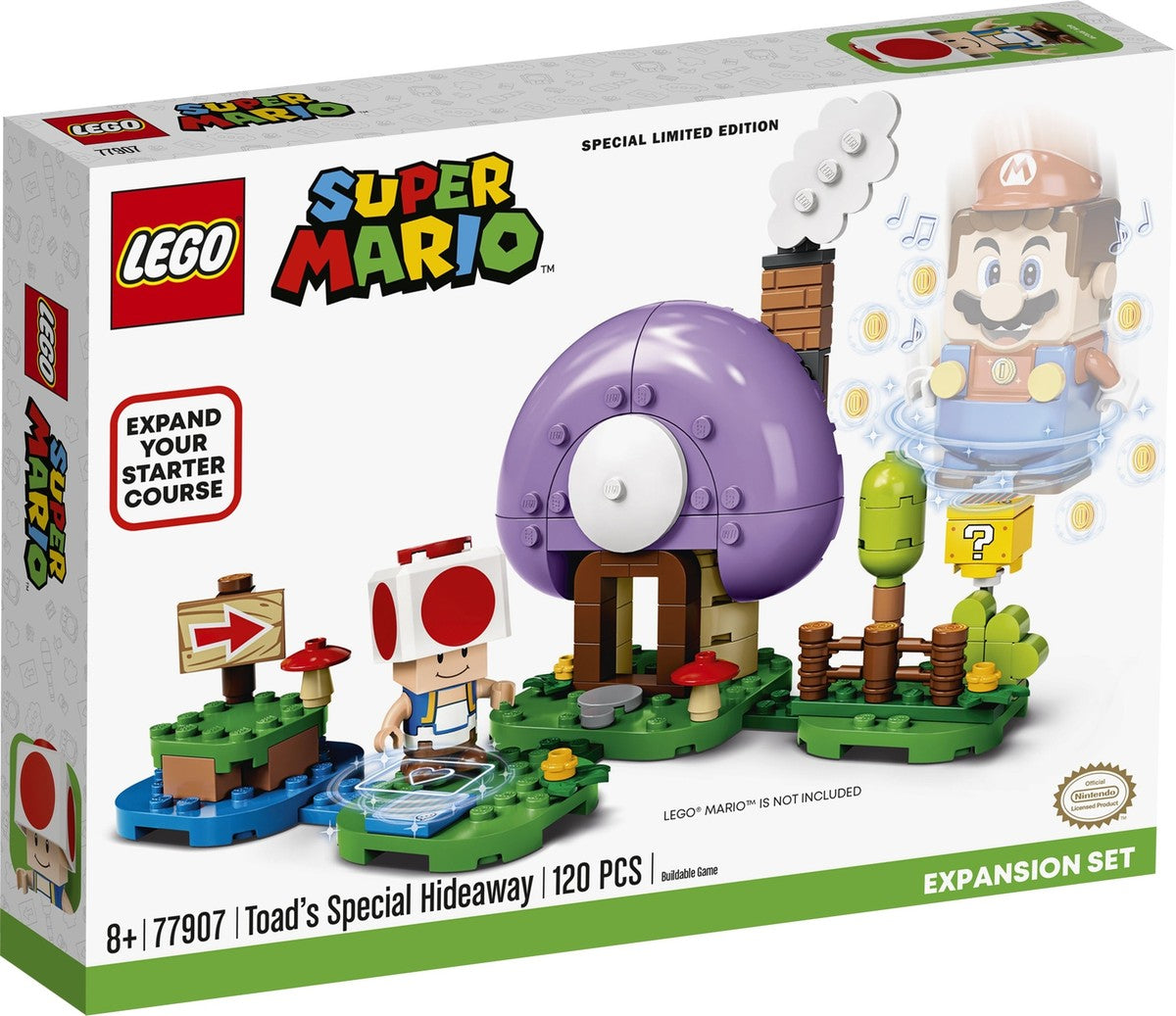 LEGO Super Mario Toad’s Special Hideaway Set (77907)