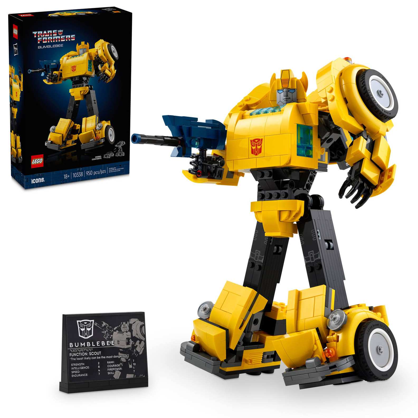 LEGO Icons Transformers Bumblebee Set (10338)