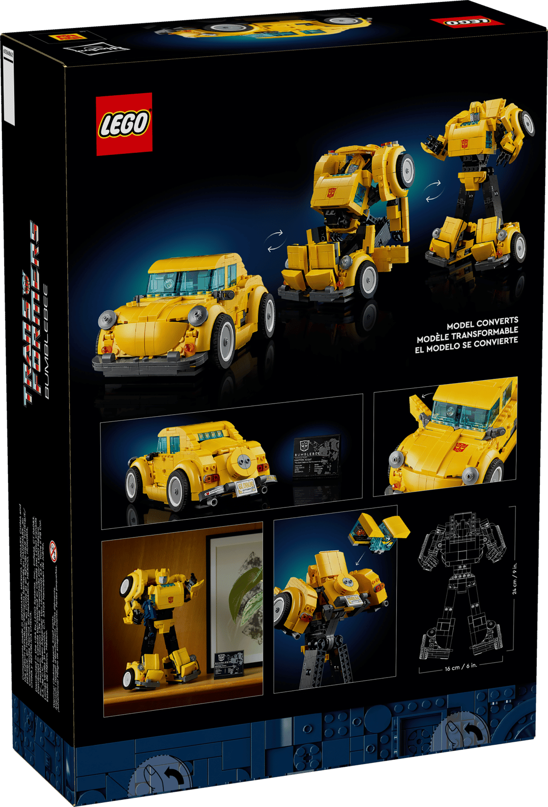 LEGO Icons Transformers Bumblebee Set (10338)