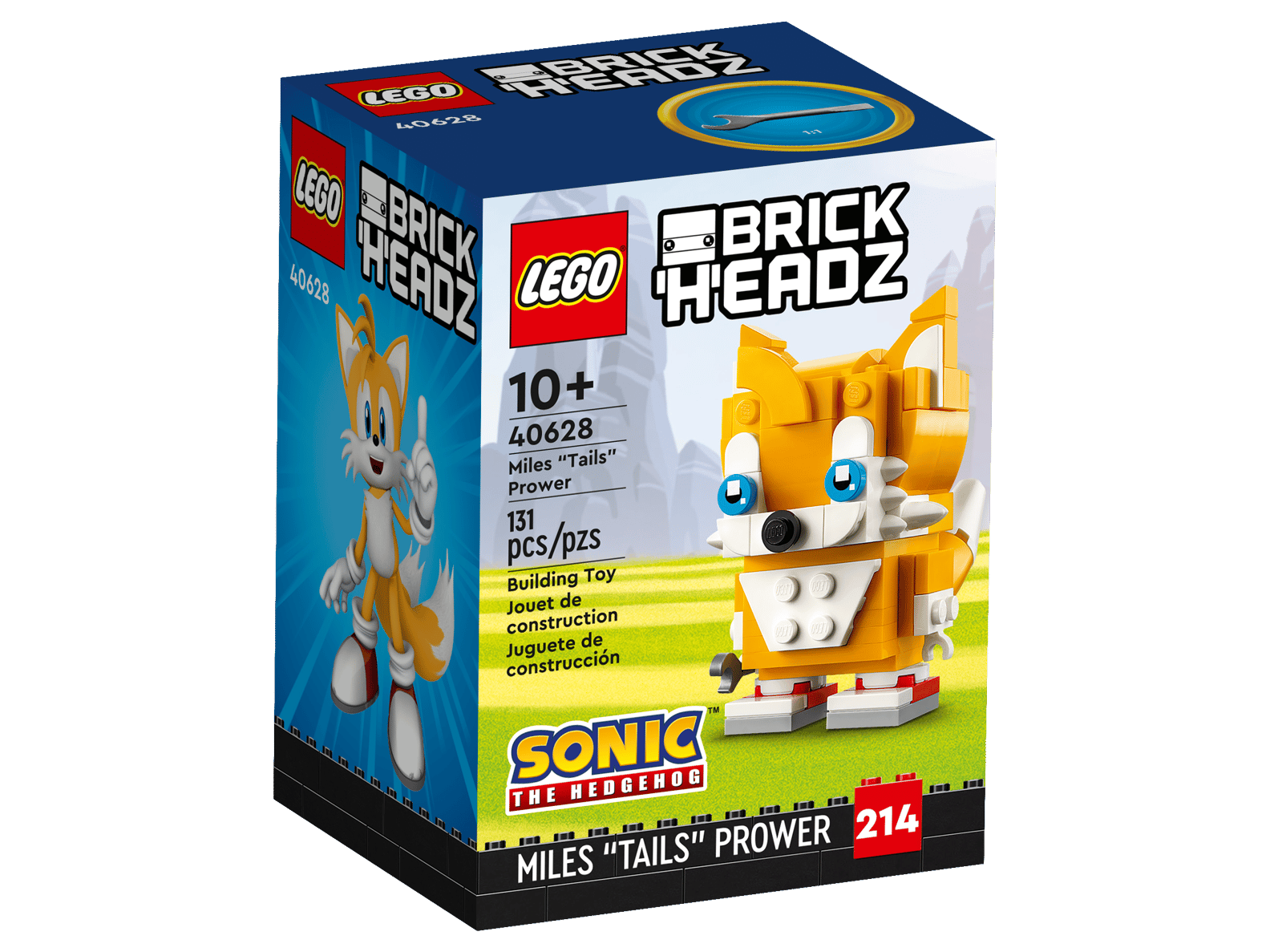 LEGO Sonic Miles “Tails” Prower BrickHeadz Set (40628)