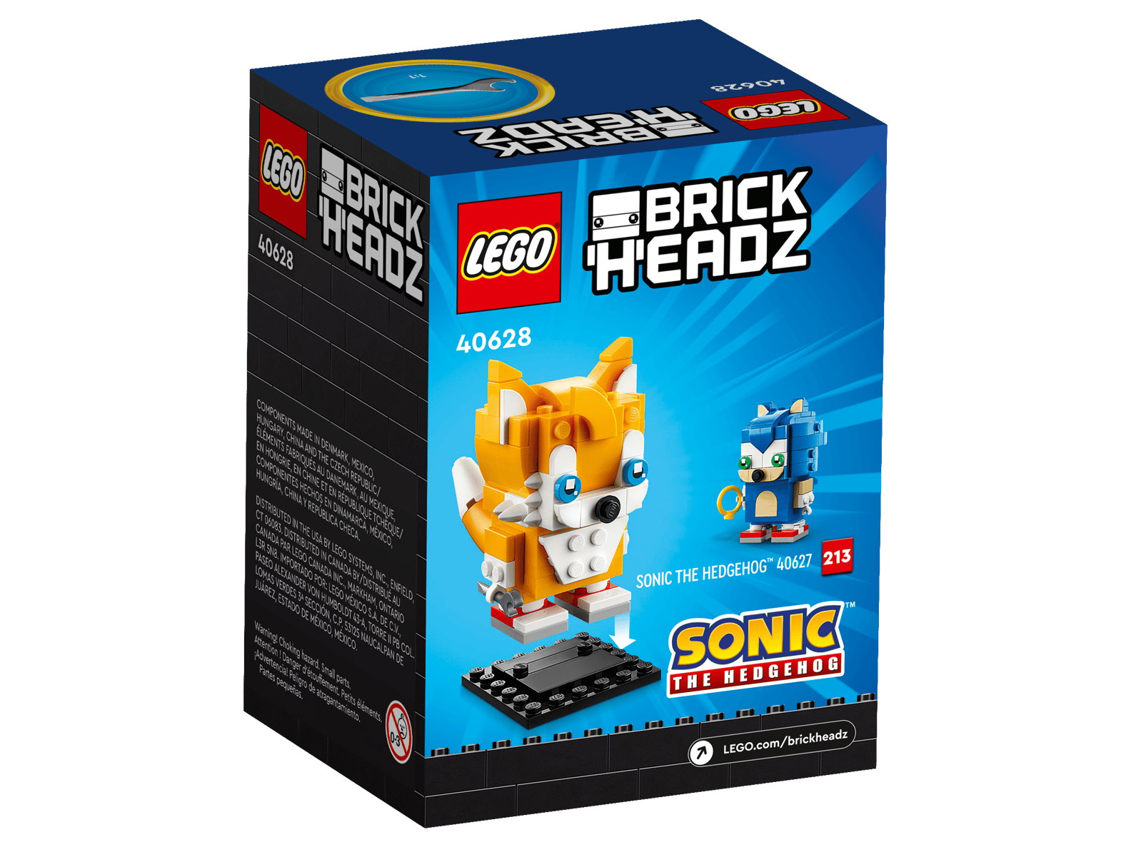 LEGO Sonic Miles “Tails” Prower BrickHeadz Set (40628)