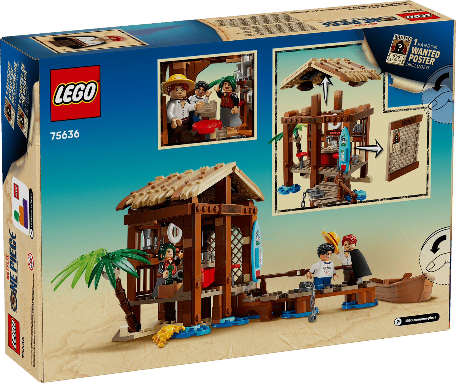 LEGO One Piece Windmill Village Hut Set (75636)