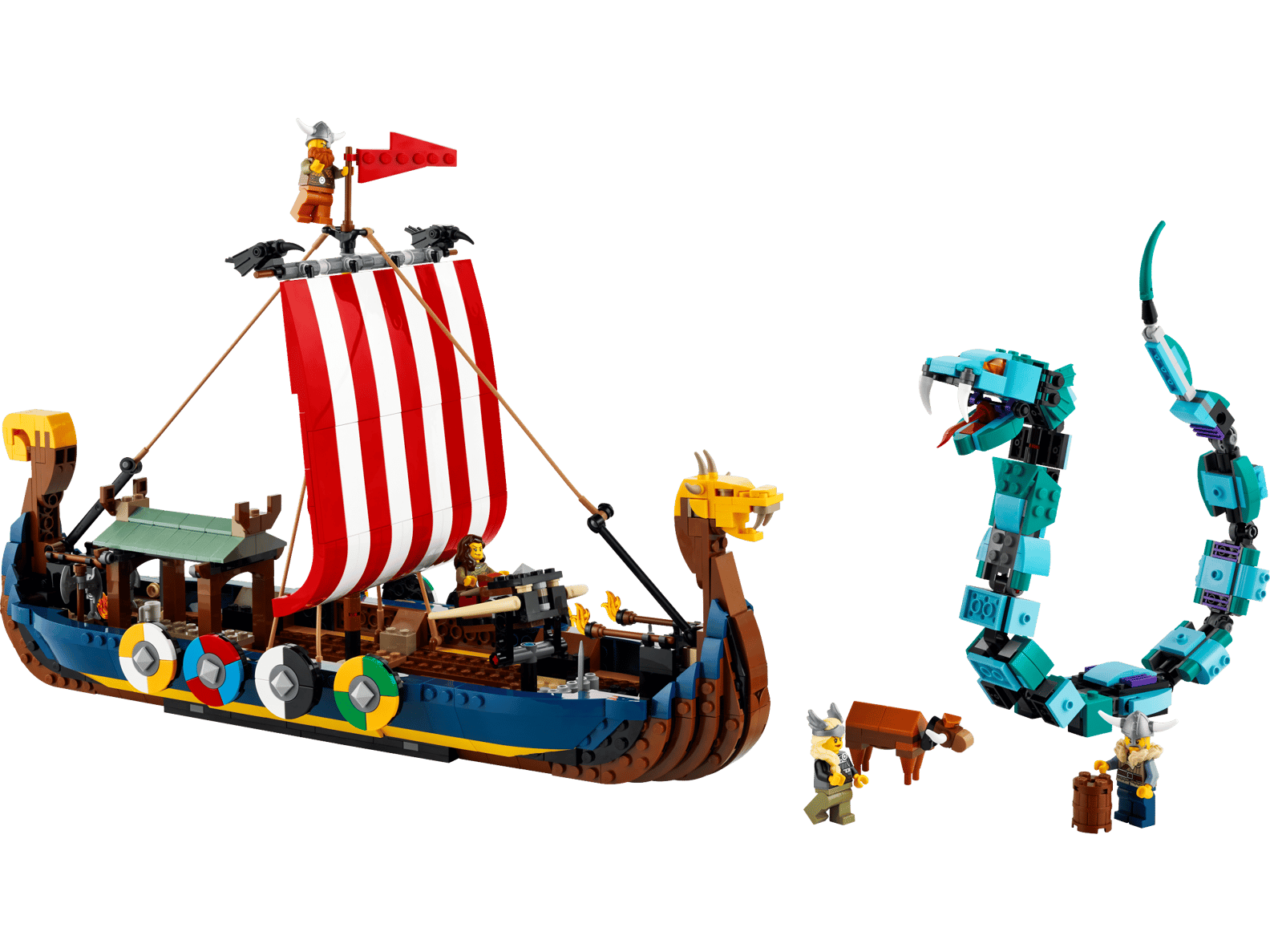 LEGO Creator Viking Ship and The Midgard Serpent Set (31132)
