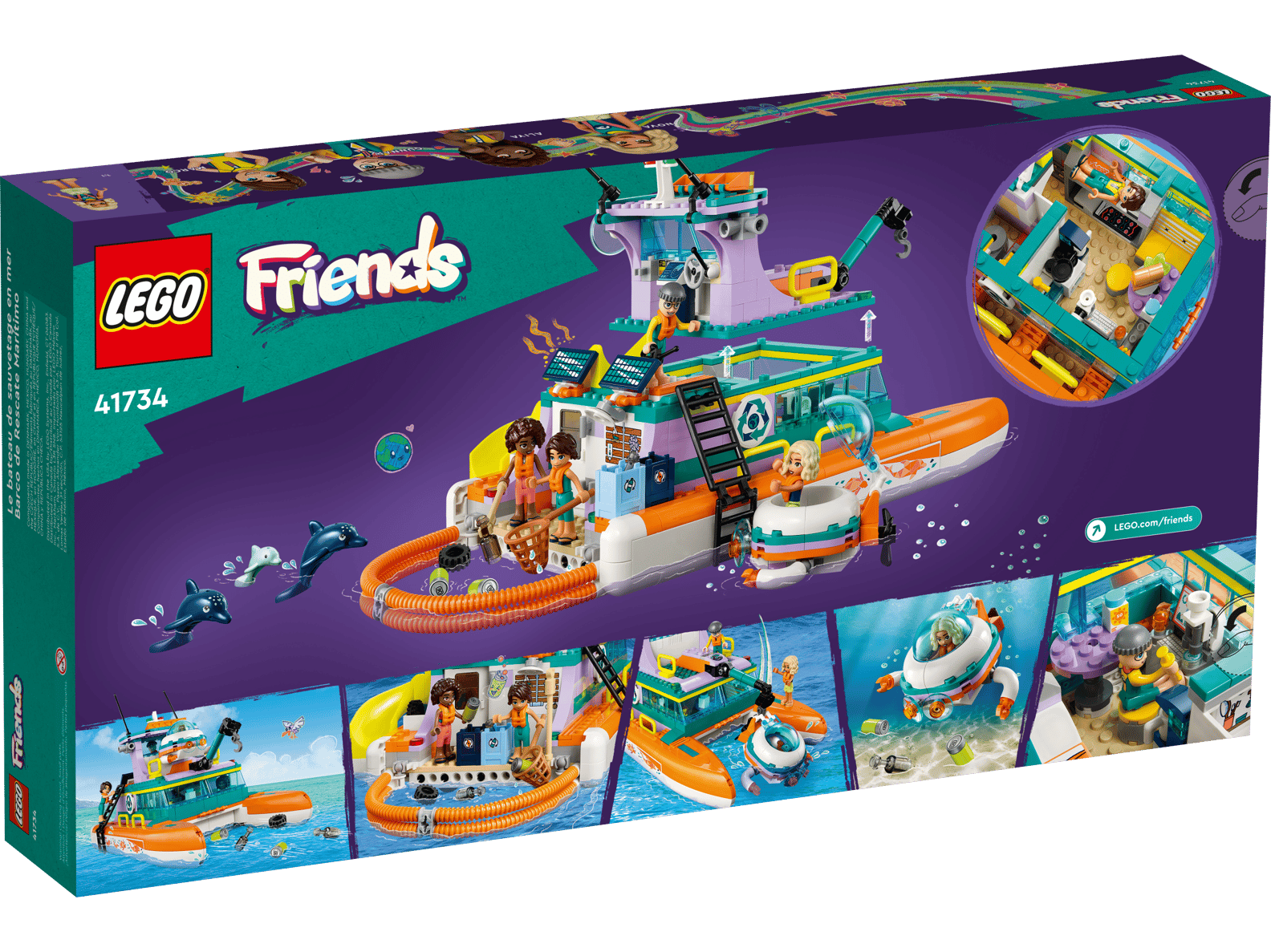 LEGO Friends Sea Rescue Boat Set (41734)