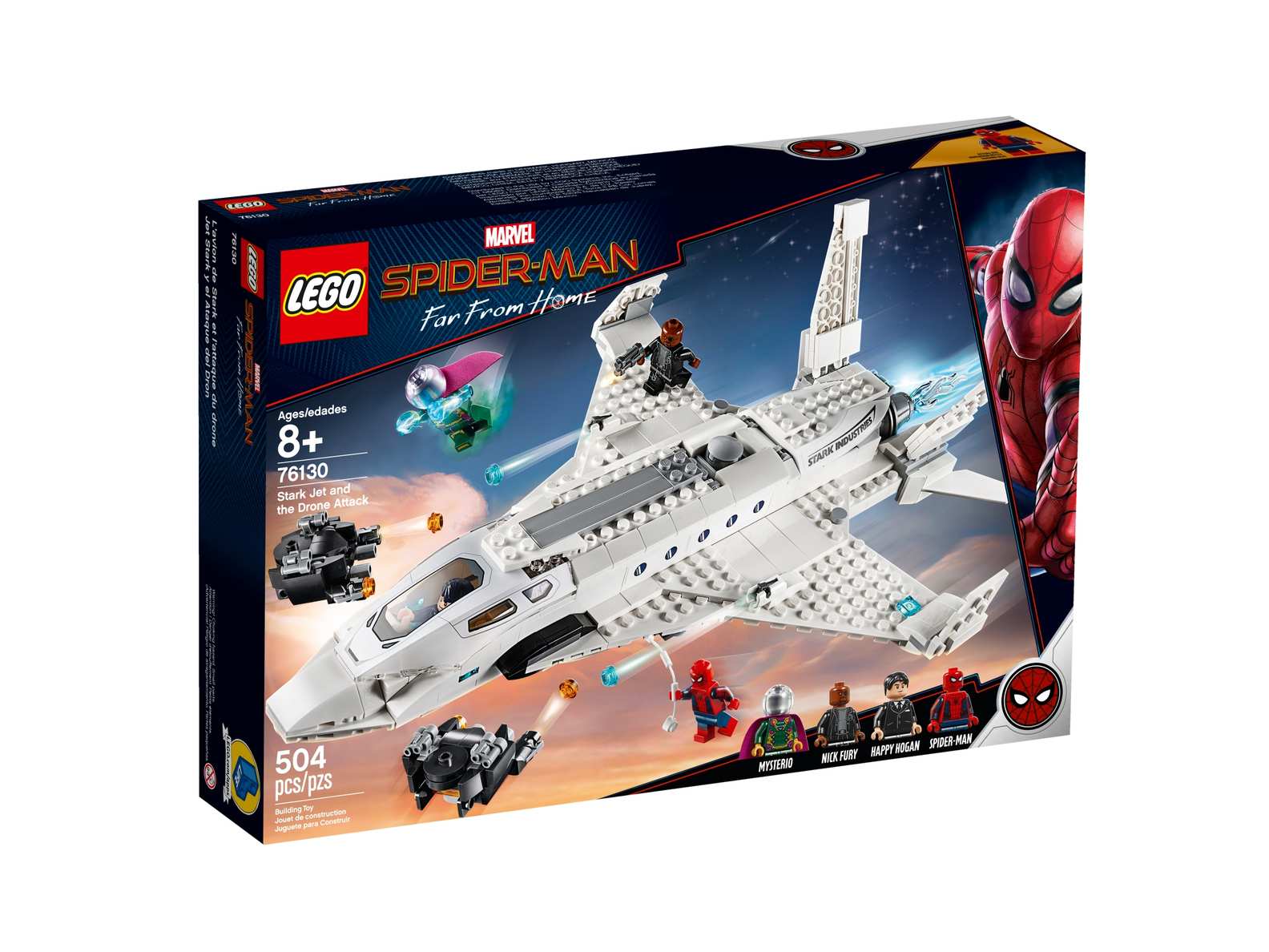 LEGO Marvel Stark Jet and The Drone Attack Set (76130)