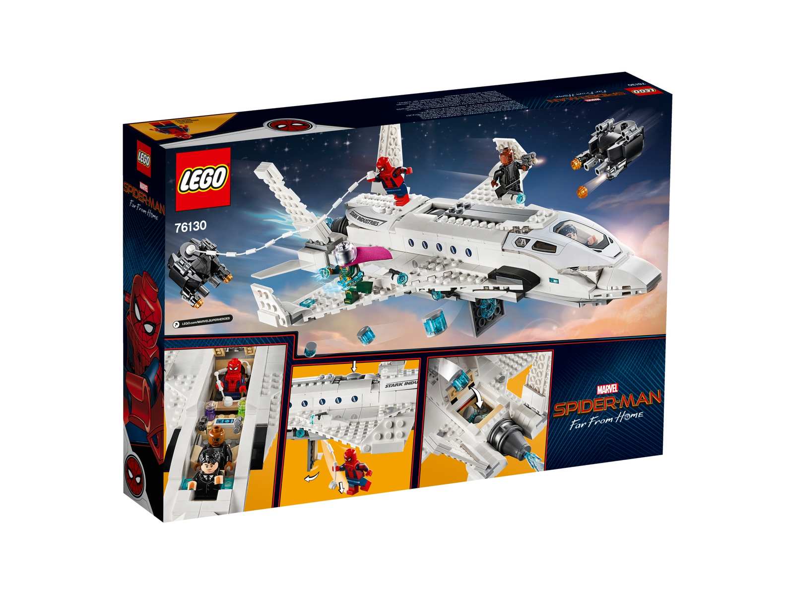 LEGO Marvel Stark Jet and The Drone Attack Set (76130)