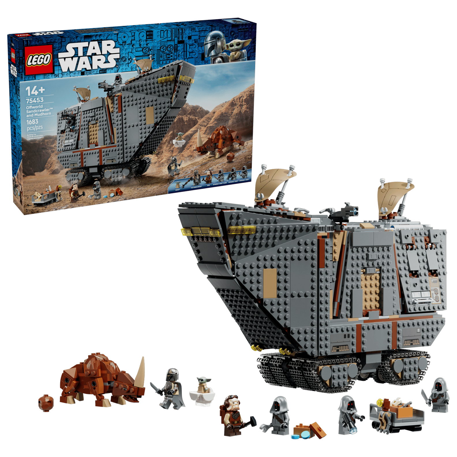 LEGO Star Wars Offworld Sandcrawler and Mudhorn Set (75453)