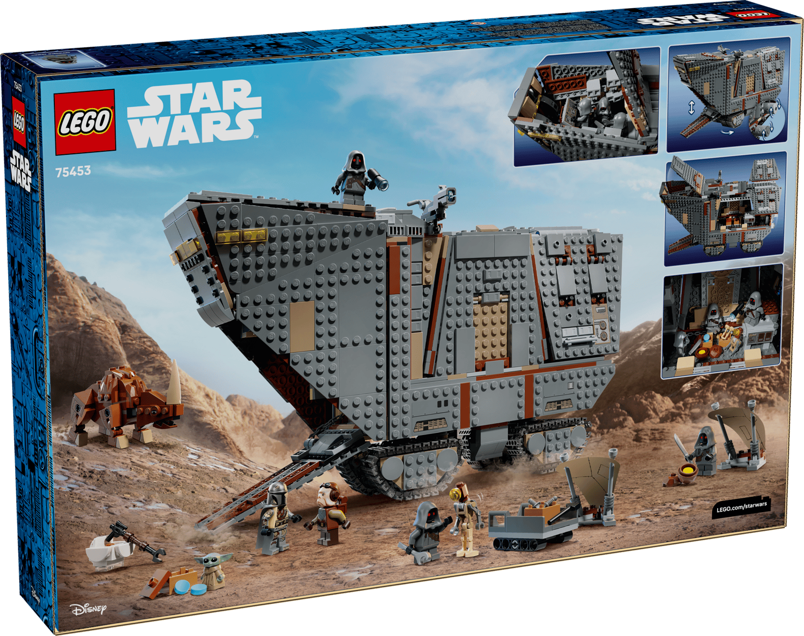 LEGO Star Wars Offworld Sandcrawler and Mudhorn Set (75453)