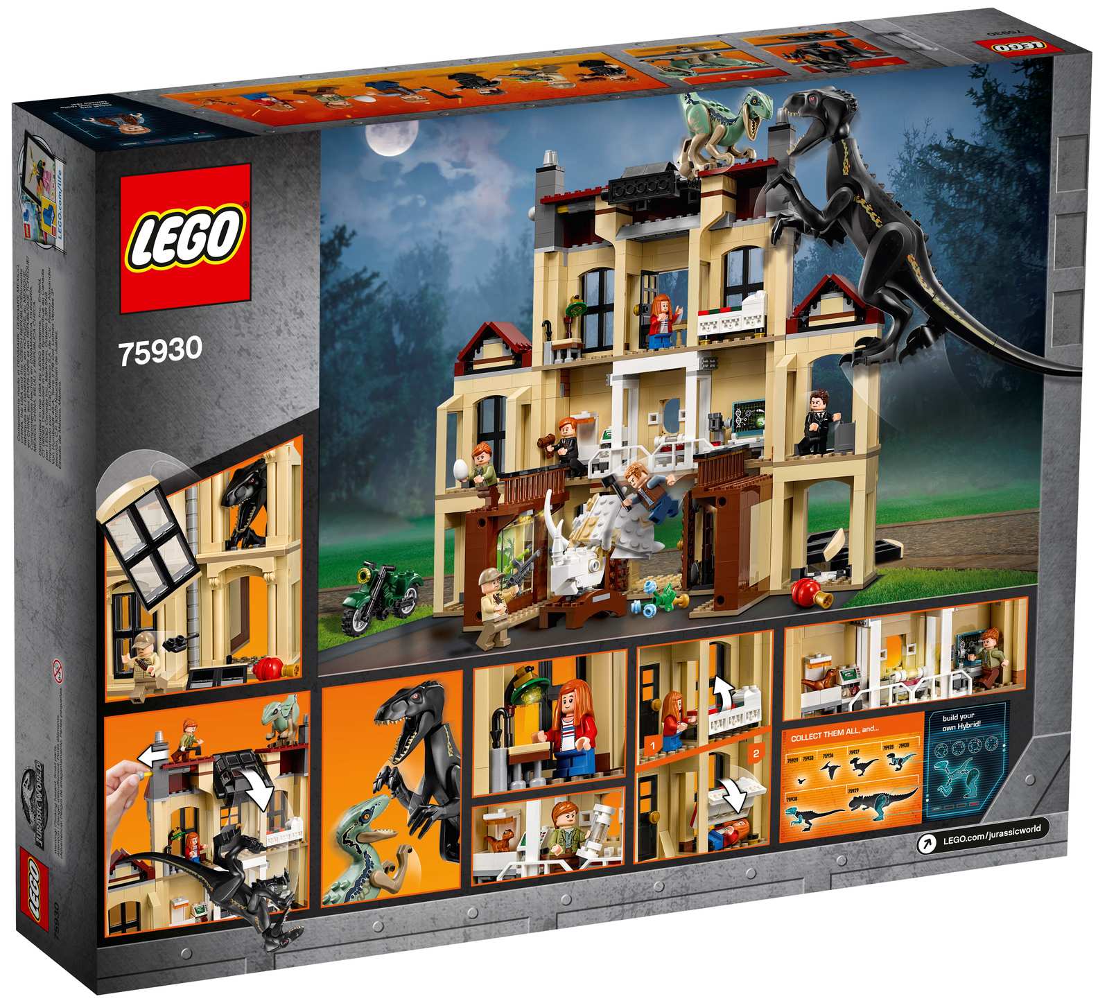 Indoraptor Rampage at Lockwood Estate - LEGO Jurassic World Set (75930)