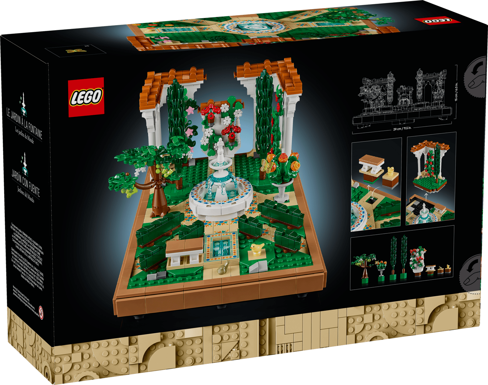 LEGO Icons Fountain Garden Set (10359)