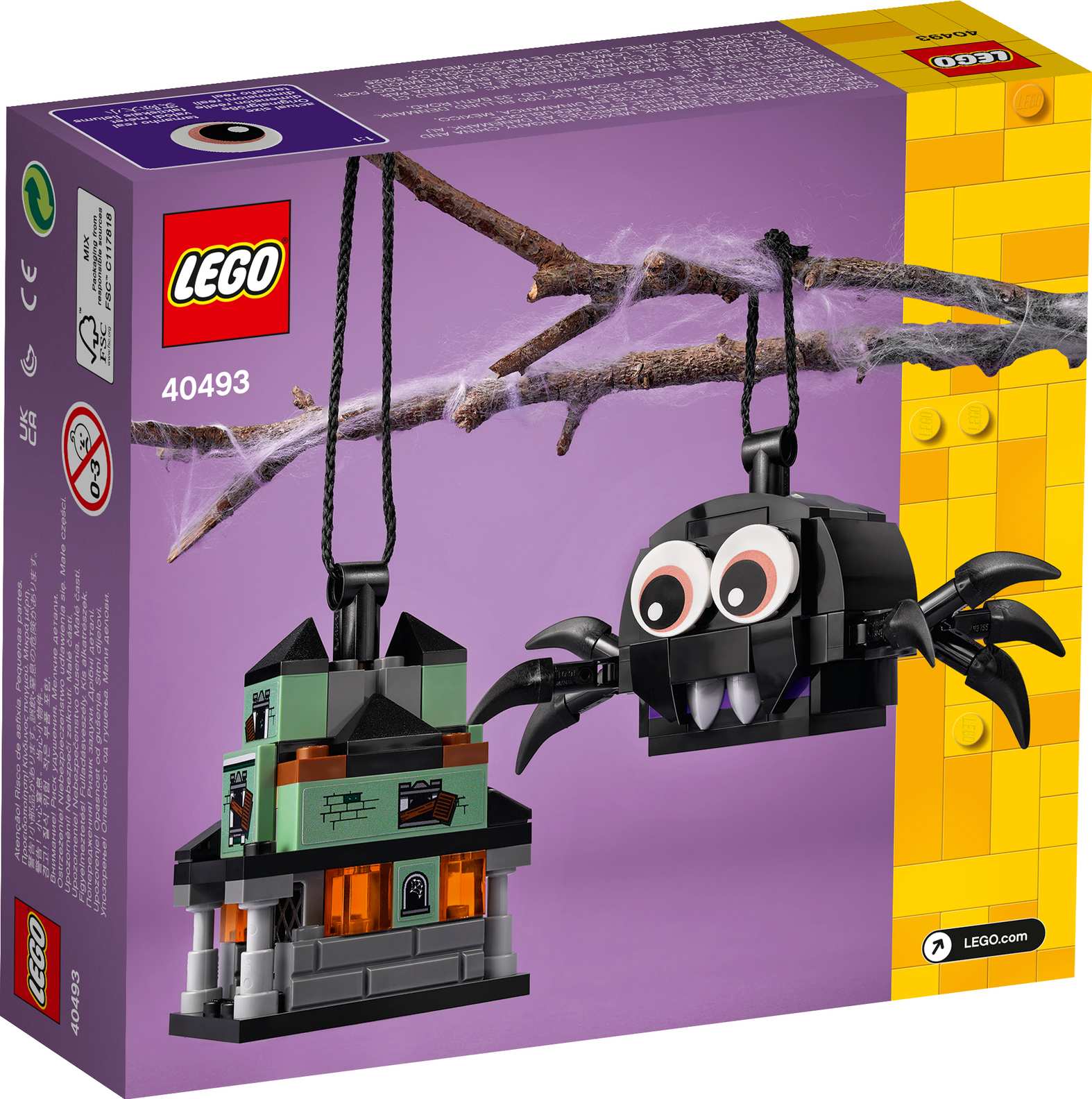 LEGO Spider & Haunted House Set (40493)