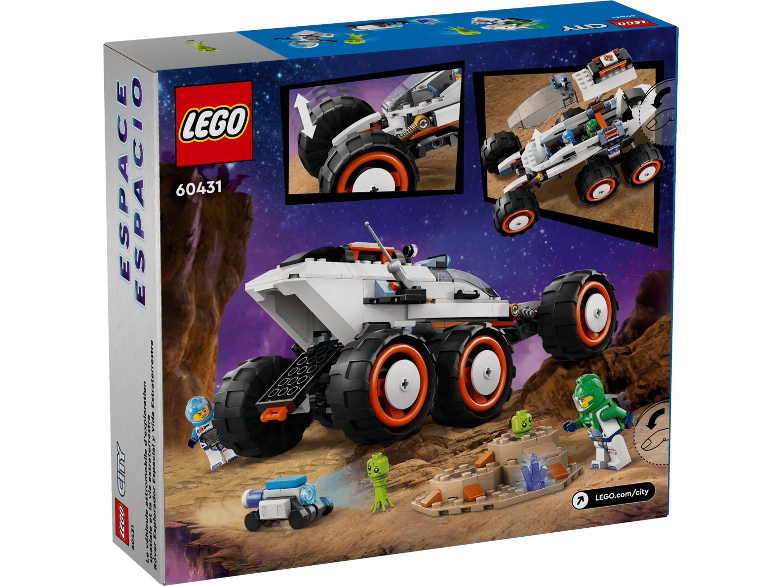LEGO City Space Explorer Rover and Alien Life Set (60431)