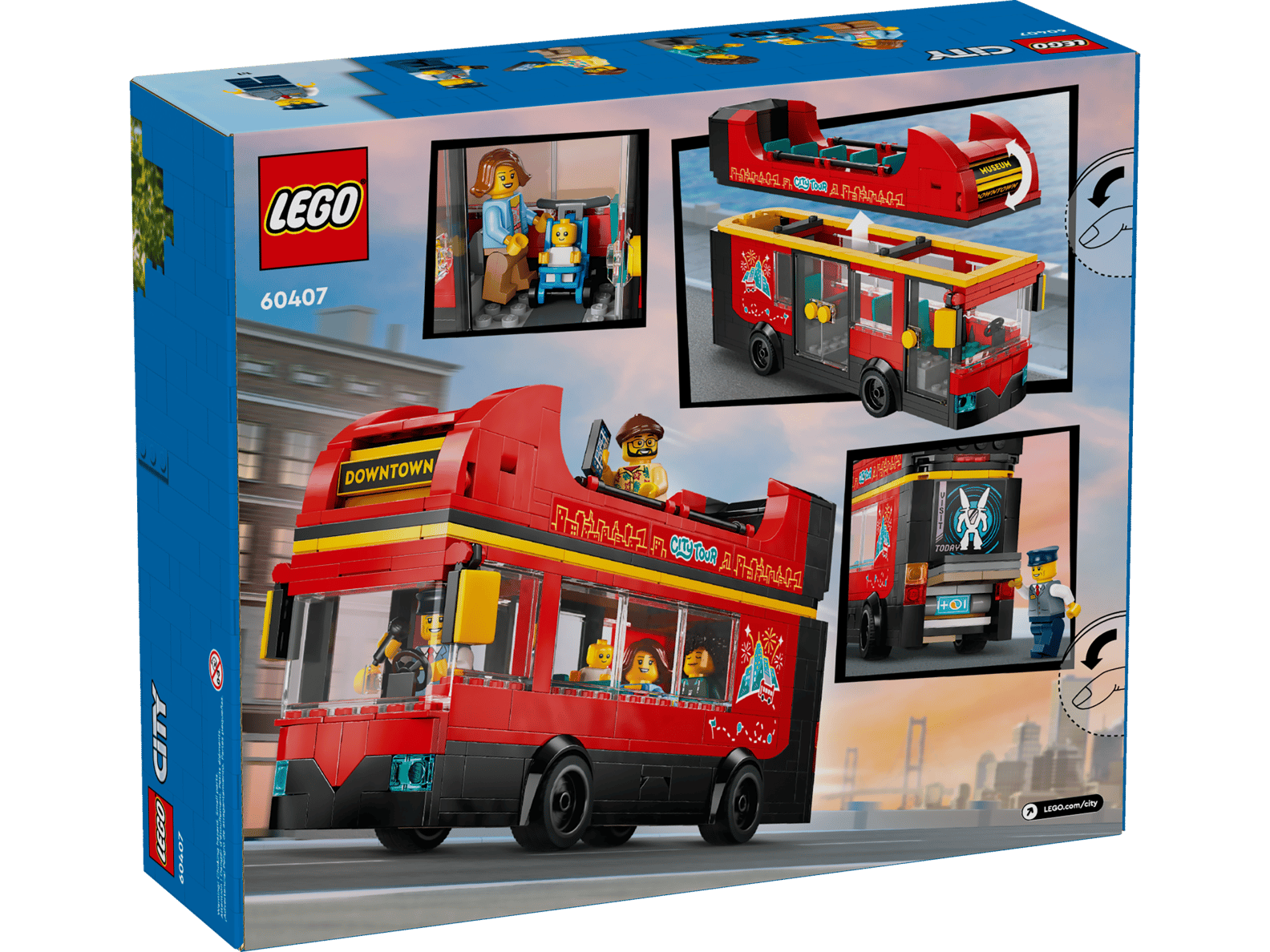 LEGO City Double-Decker Sightseeing Bus Set (60407)