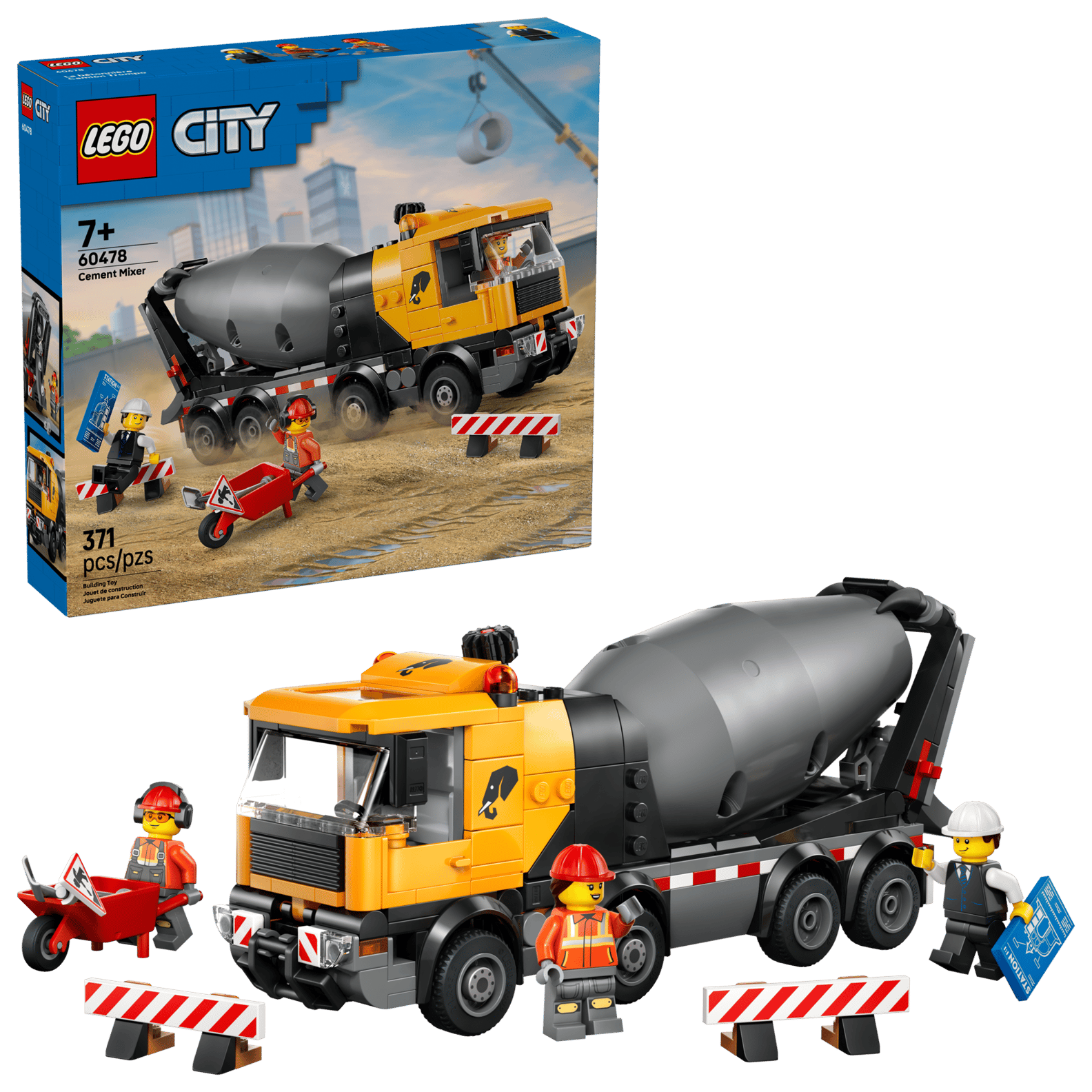 LEGO City Cement Mixer Set (60478)