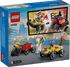 LEGO City Pizza vs. Fire Truck Set (60458)