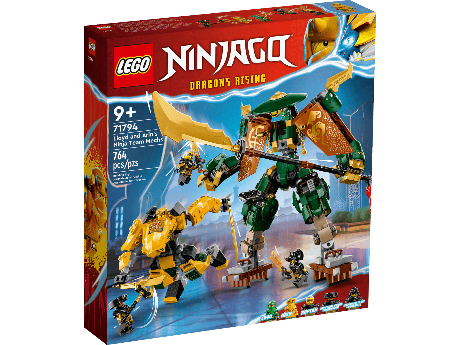 LEGO Ninjago Lloyd and Arin’s Ninja Team Mechs Set (71794)