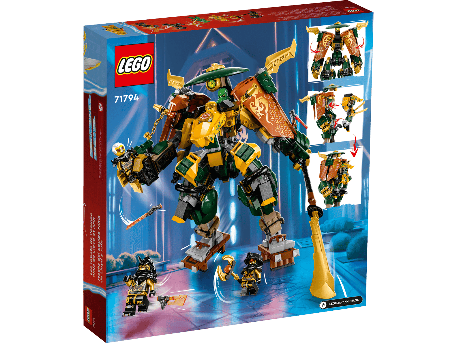 LEGO Ninjago Lloyd and Arin’s Ninja Team Mechs Set (71794)