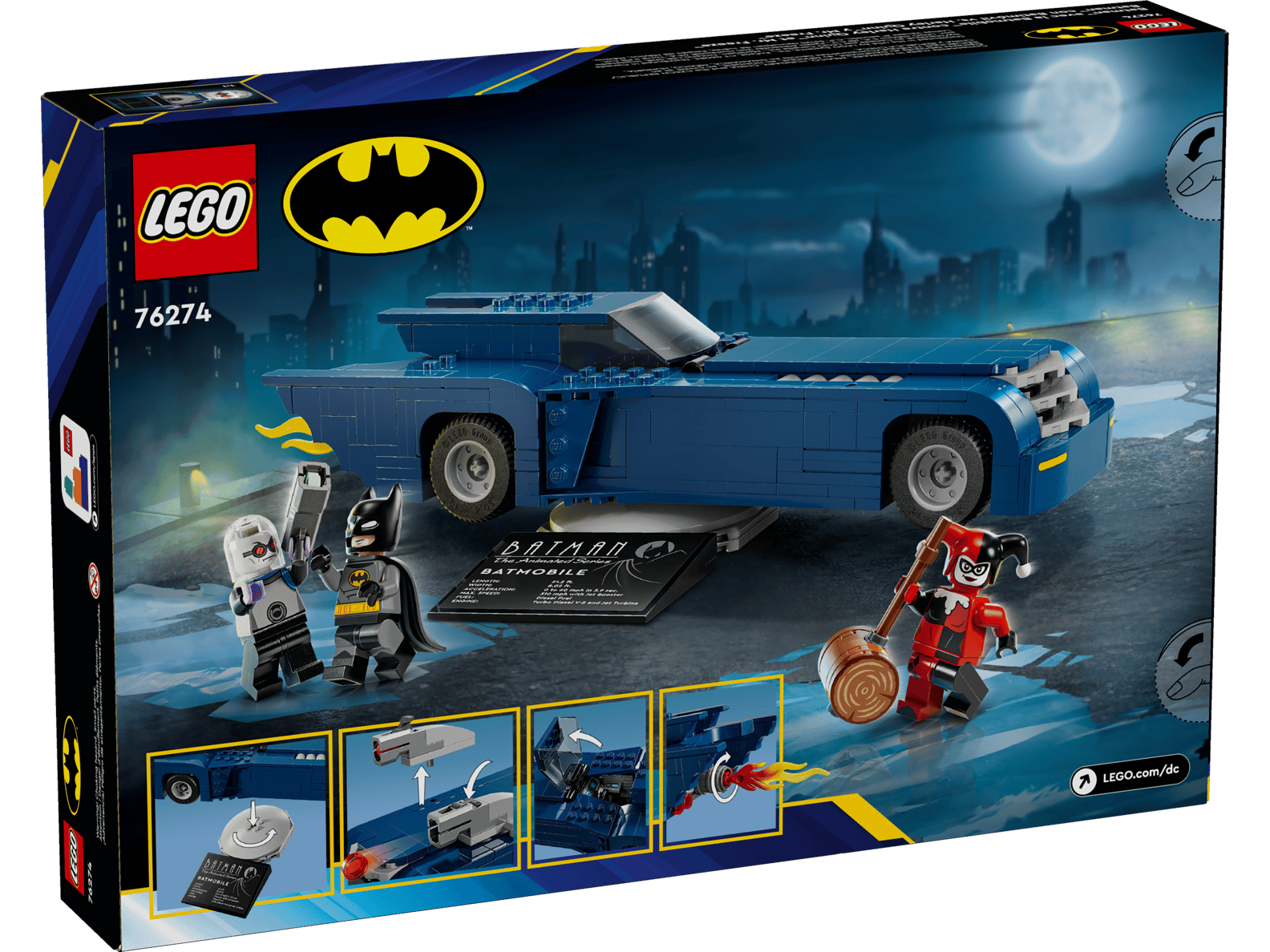 LEGO Batman with the Batmobile vs. Harley Quinn and Mr. freeze Set (76274)
