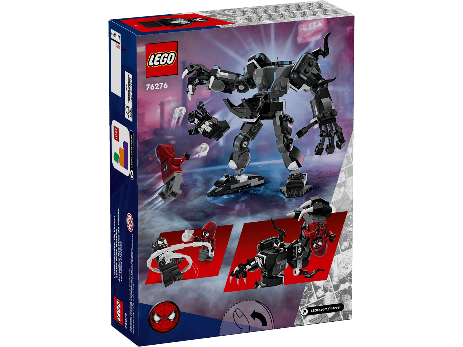 LEGO Marvel Venom Mech Armor vs. Miles Morales Set (76276)