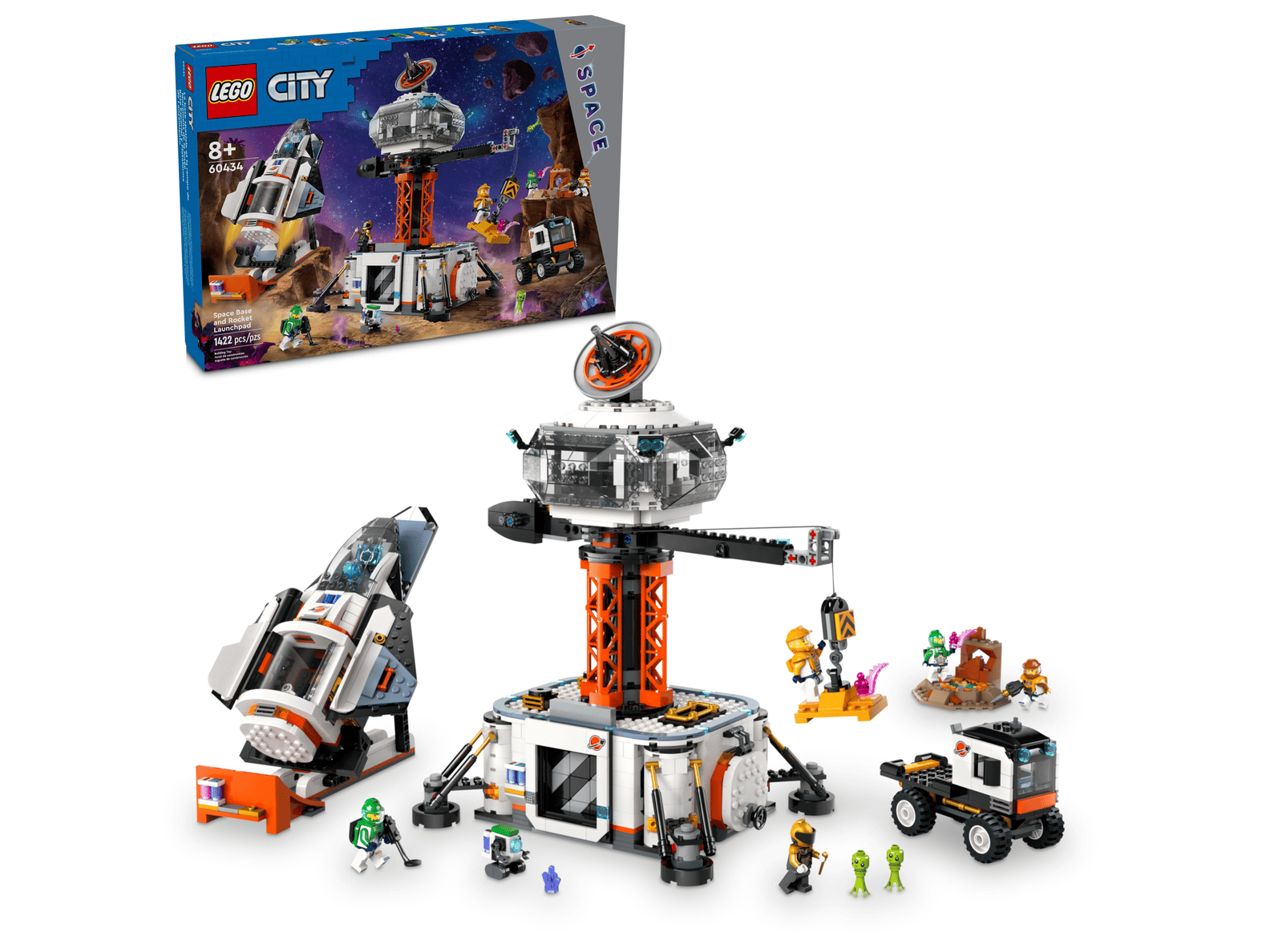 LEGO City Space Bade and Rocket Launchpad Set (60434)