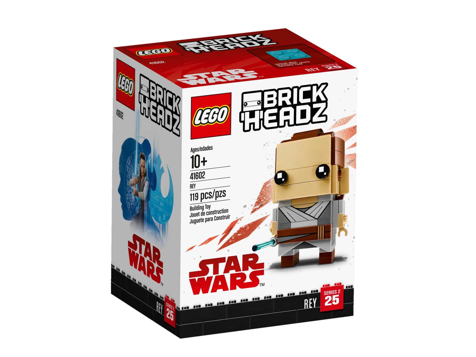 LEGO Star Wars Rey BrickHeadz Set (41602)