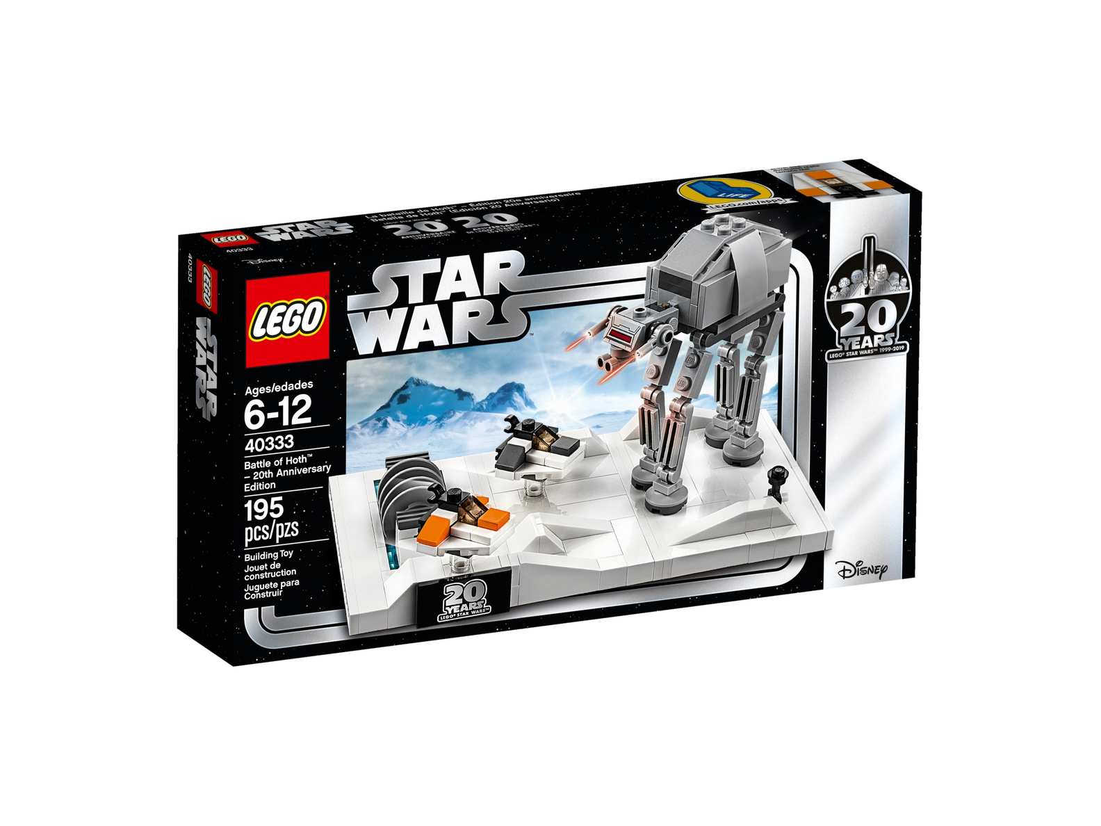 LEGO Star Wars Battle of Hoth-20th Anniversary Edition Set (40333)
