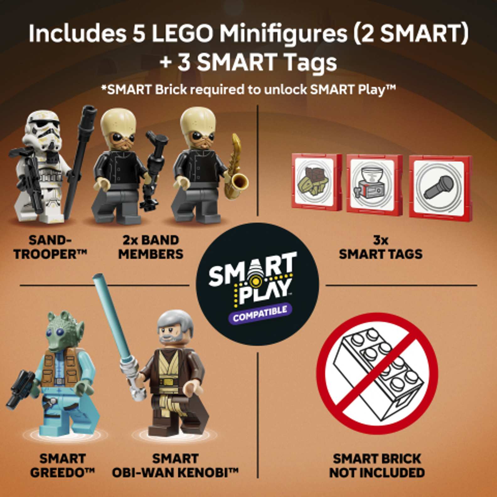LEGO Star Wars Mos Eisley Cantina Smart Play Set (75425)