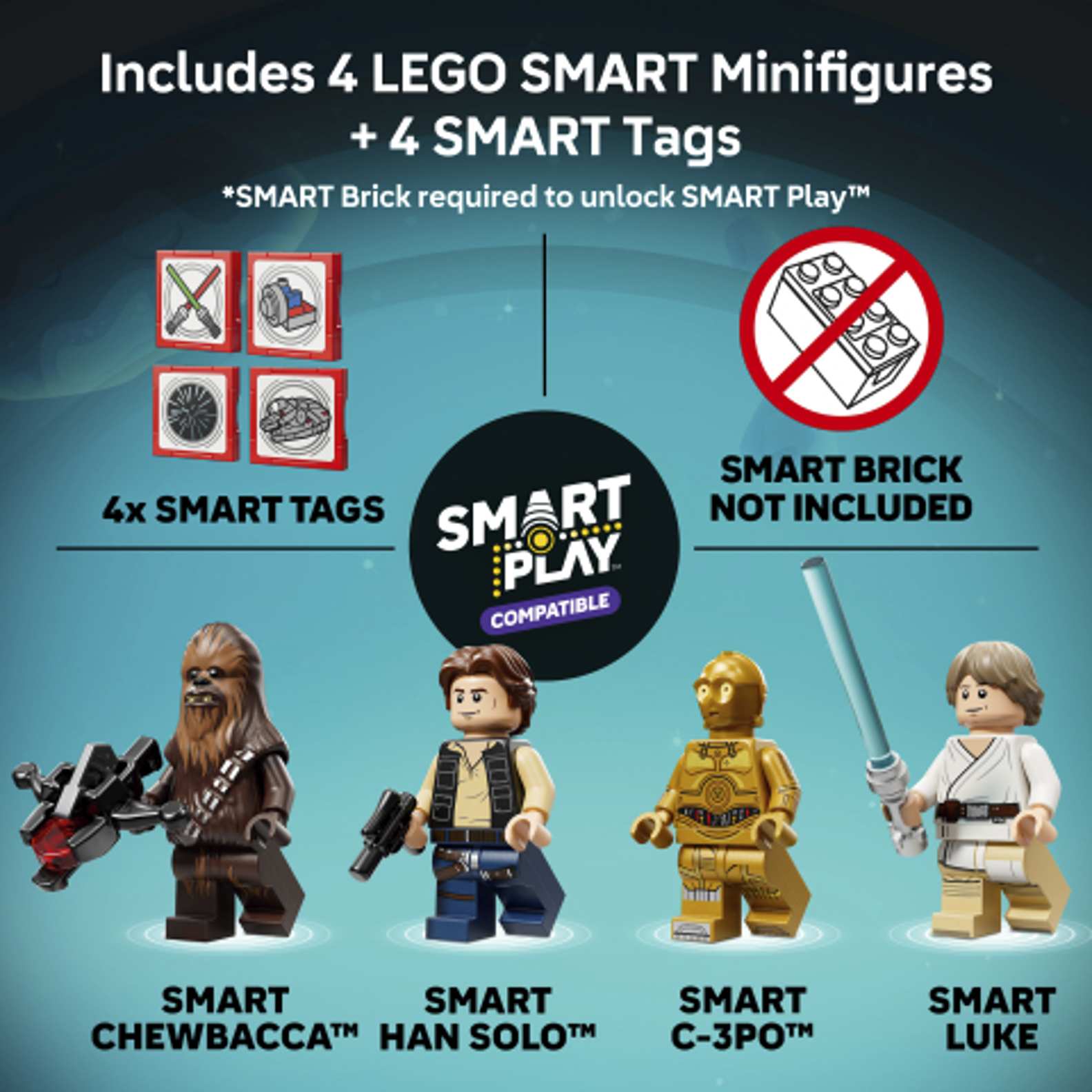 LEGO Star Wars Millennium Falcon Smart Play Set (75426)