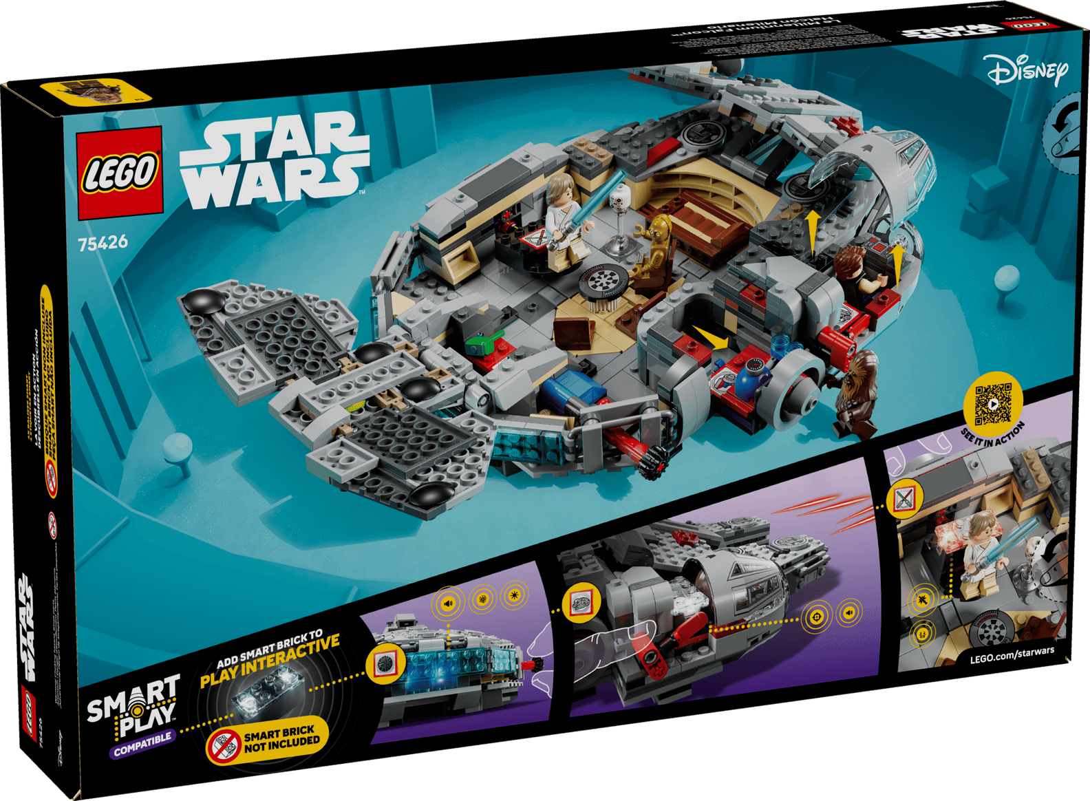 LEGO Star Wars Millennium Falcon Smart Play Set (75426)