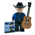 Garth Brooks Musician Minifig (Buildin' the Wind) - B3 Customs