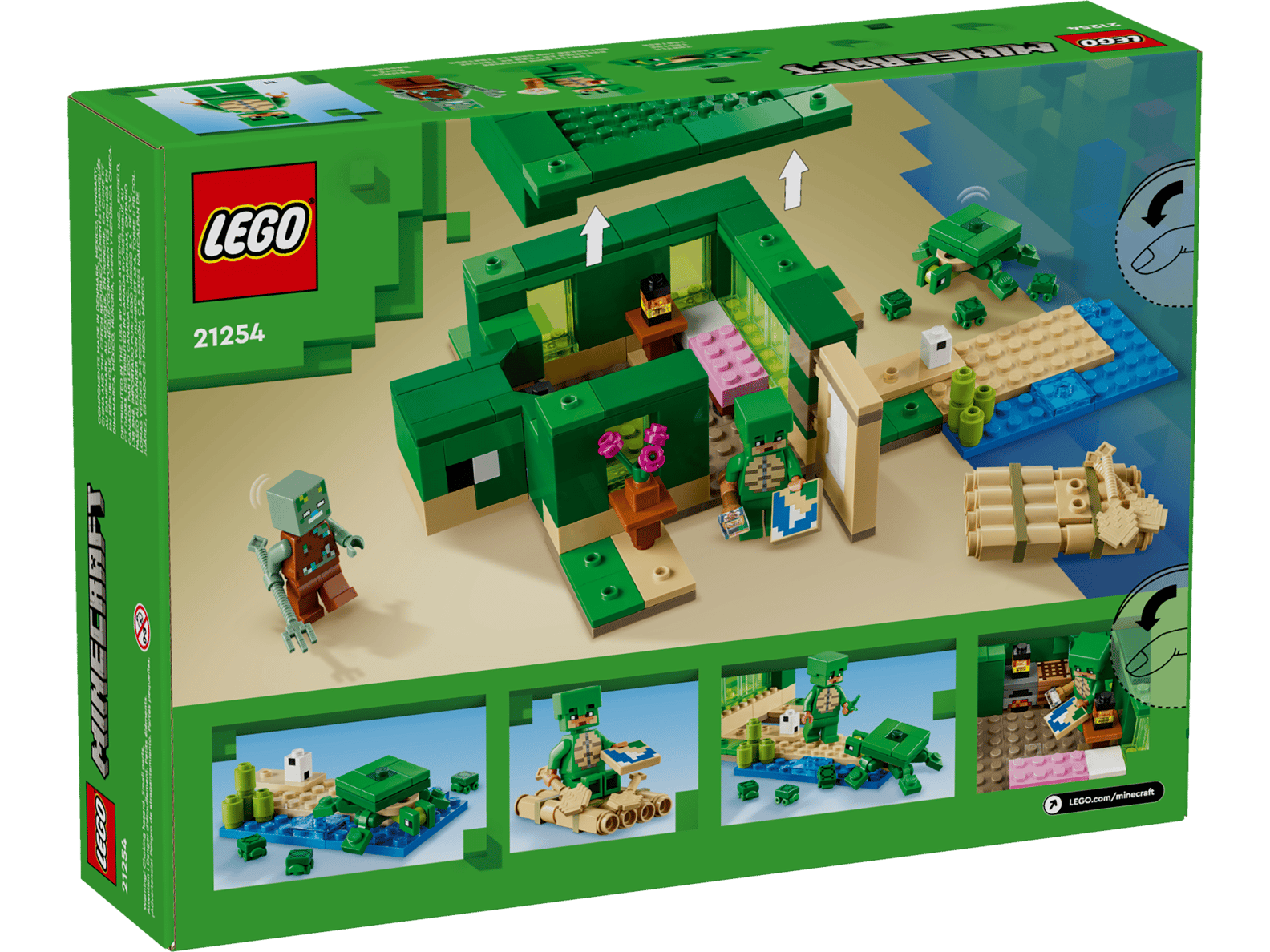 LEGO Minecraft The Turtle Beach House Set (21254)