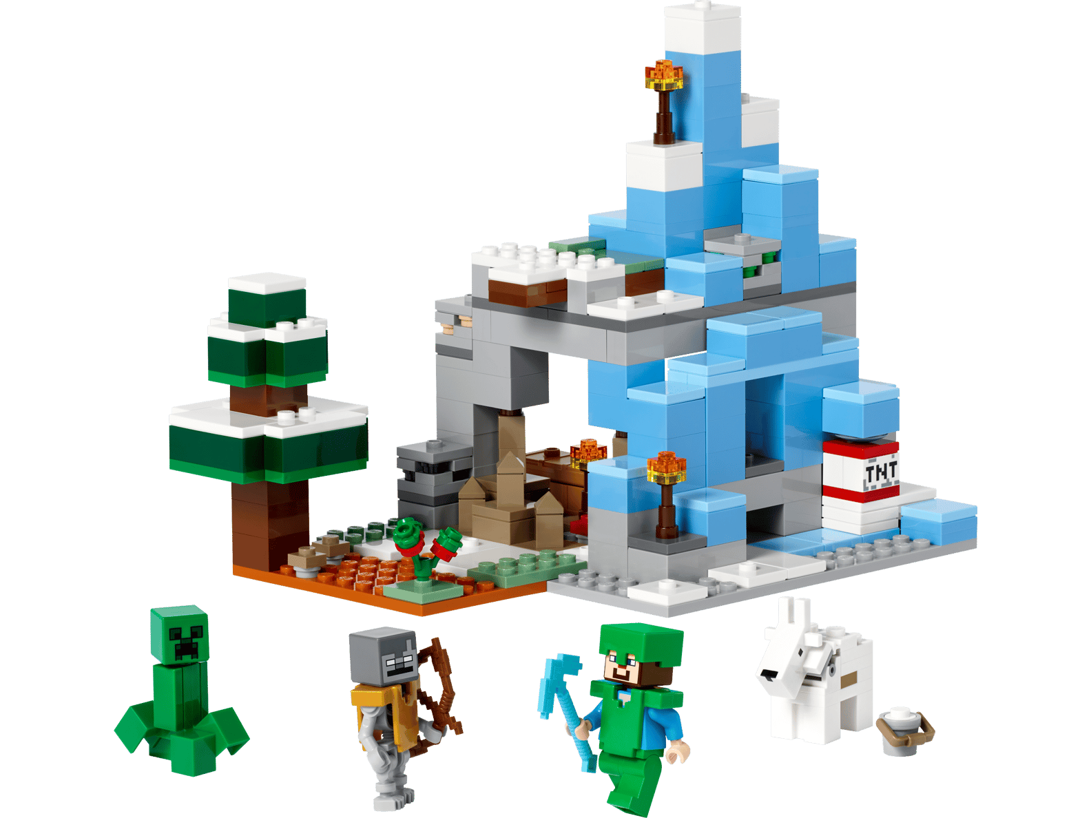 LEGO Minecraft The Frozen Peaks Set (21243)