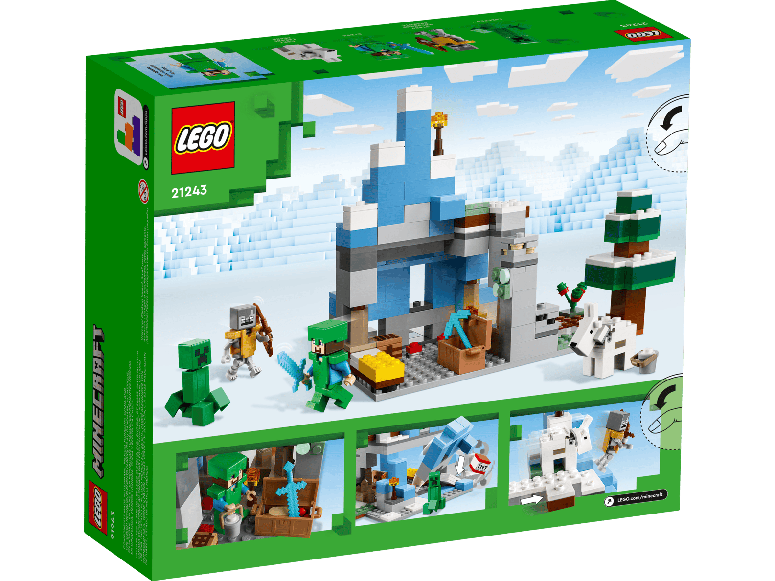 LEGO Minecraft The Frozen Peaks Set (21243)