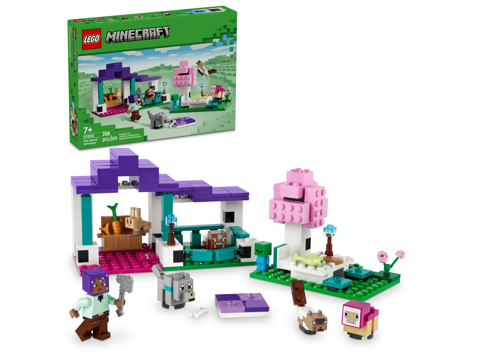LEGO Minecraft The Animal Sanctuary Set (21253)