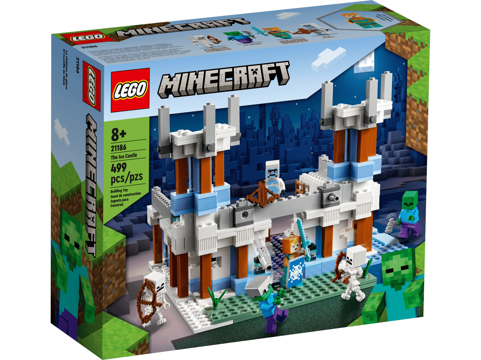 LEGO Minecraft The Ice Castle Set (21186)