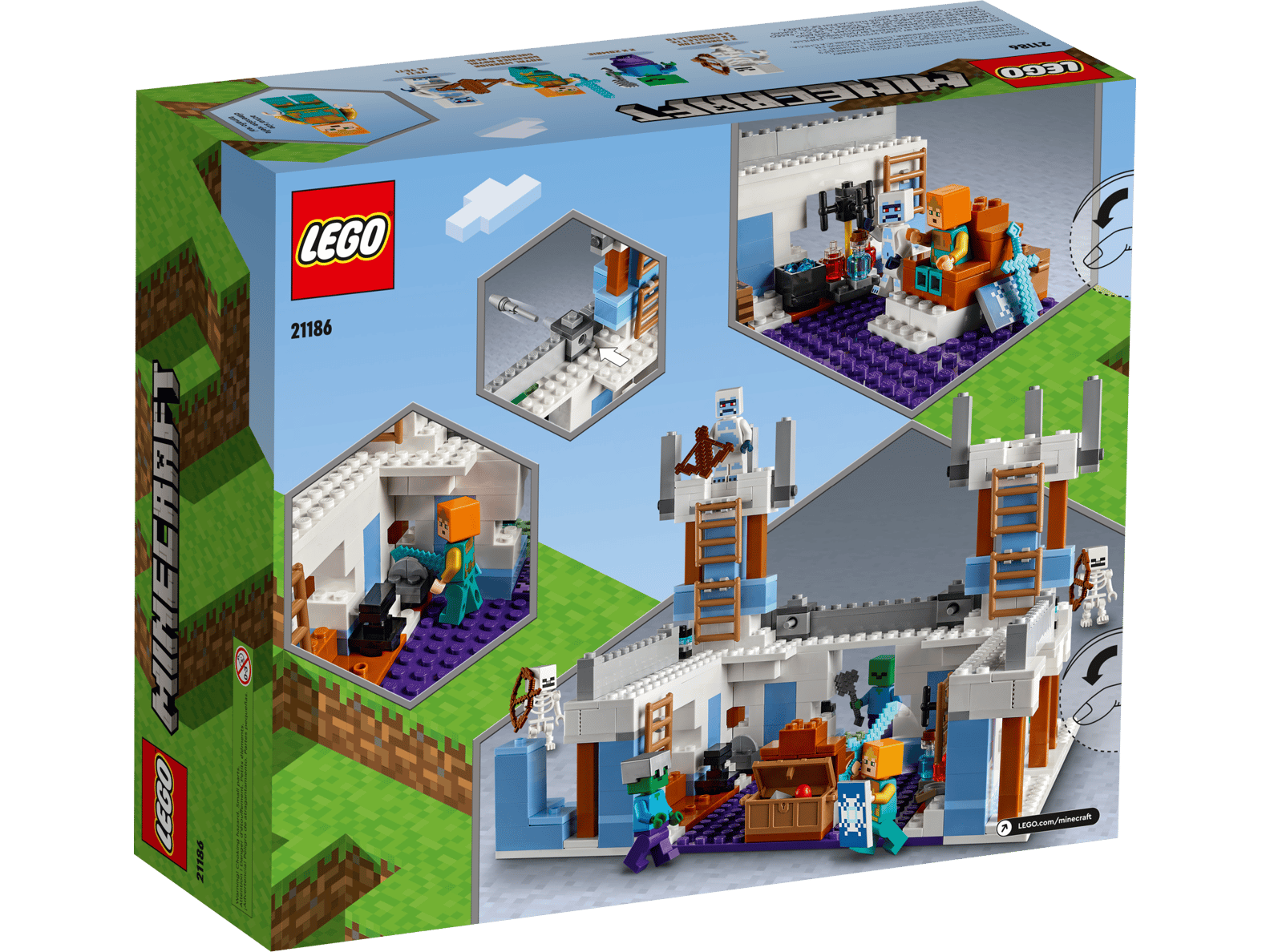 LEGO Minecraft The Ice Castle Set (21186)