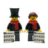 Custom Christmas Caroler Minifigs