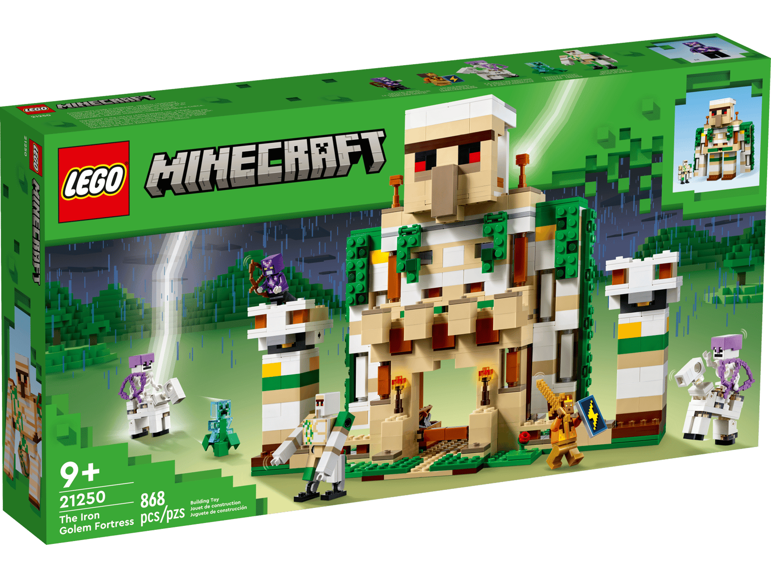 LEGO Minecraft The Iron Golem Fortress Set (21250)