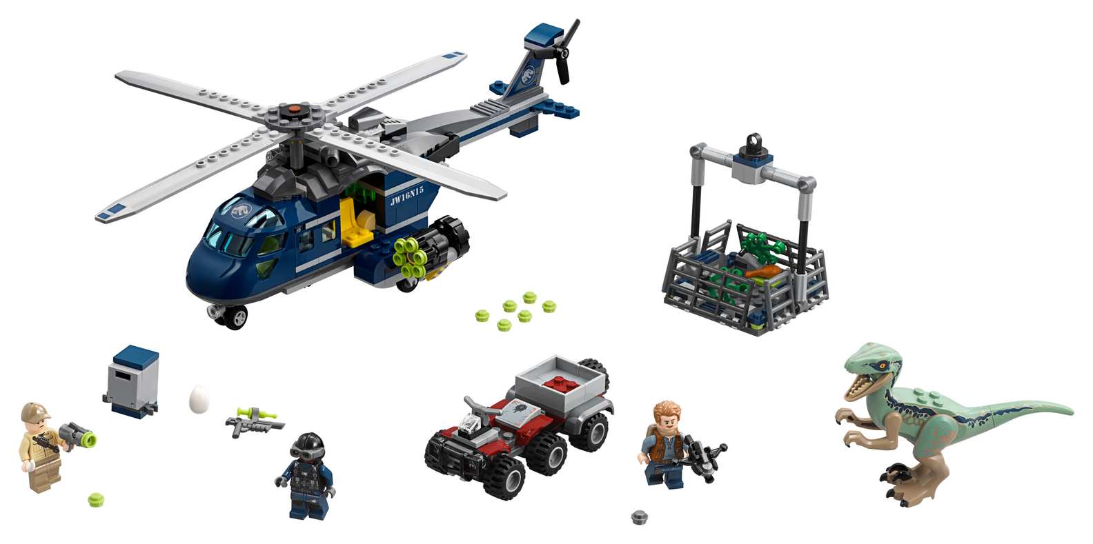 LEGO Jurassic World Blue’s Helicopter Pursuit Set (75928)