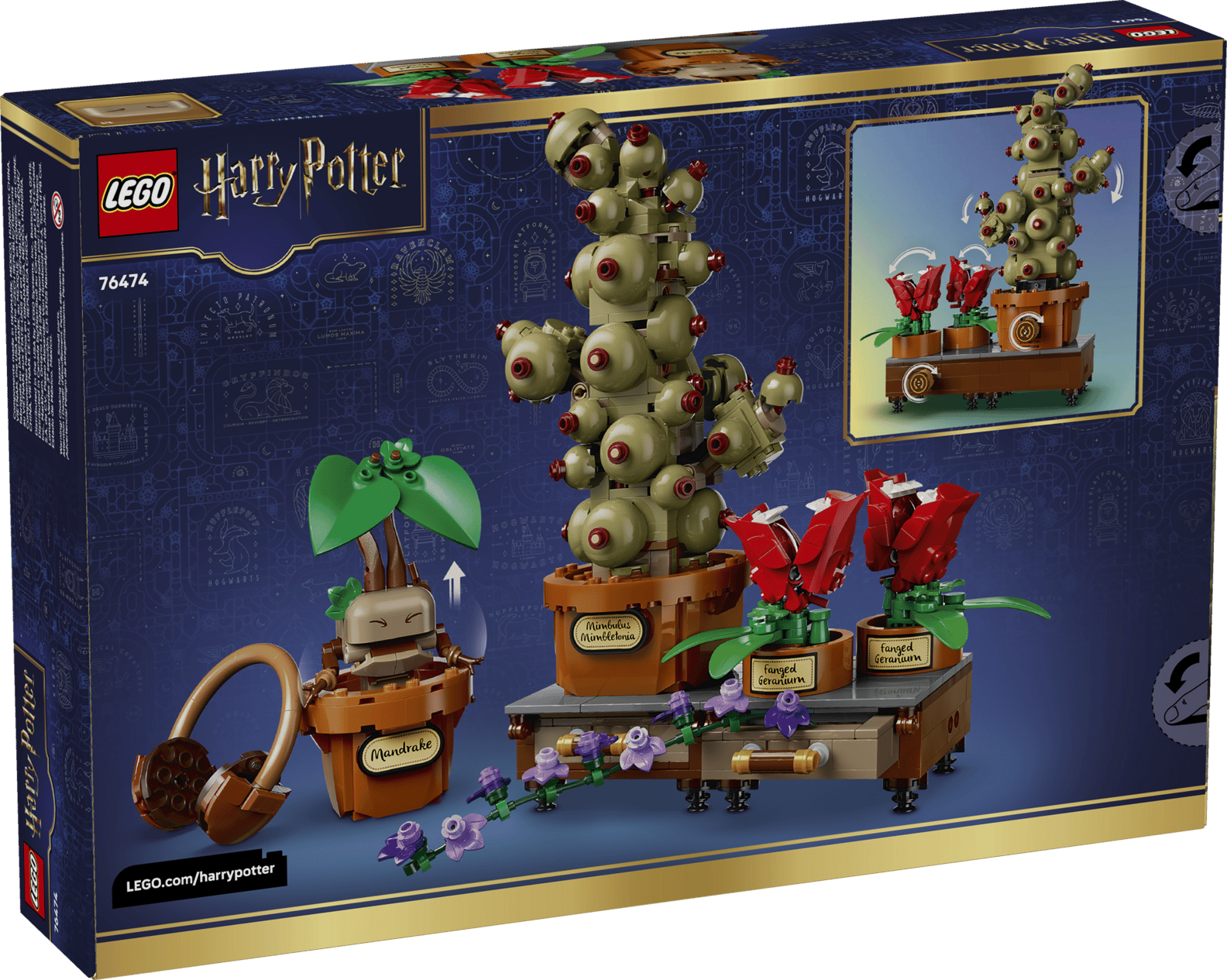LEGO Harry Potter Hogwarts Herbology Plants Set (76474)