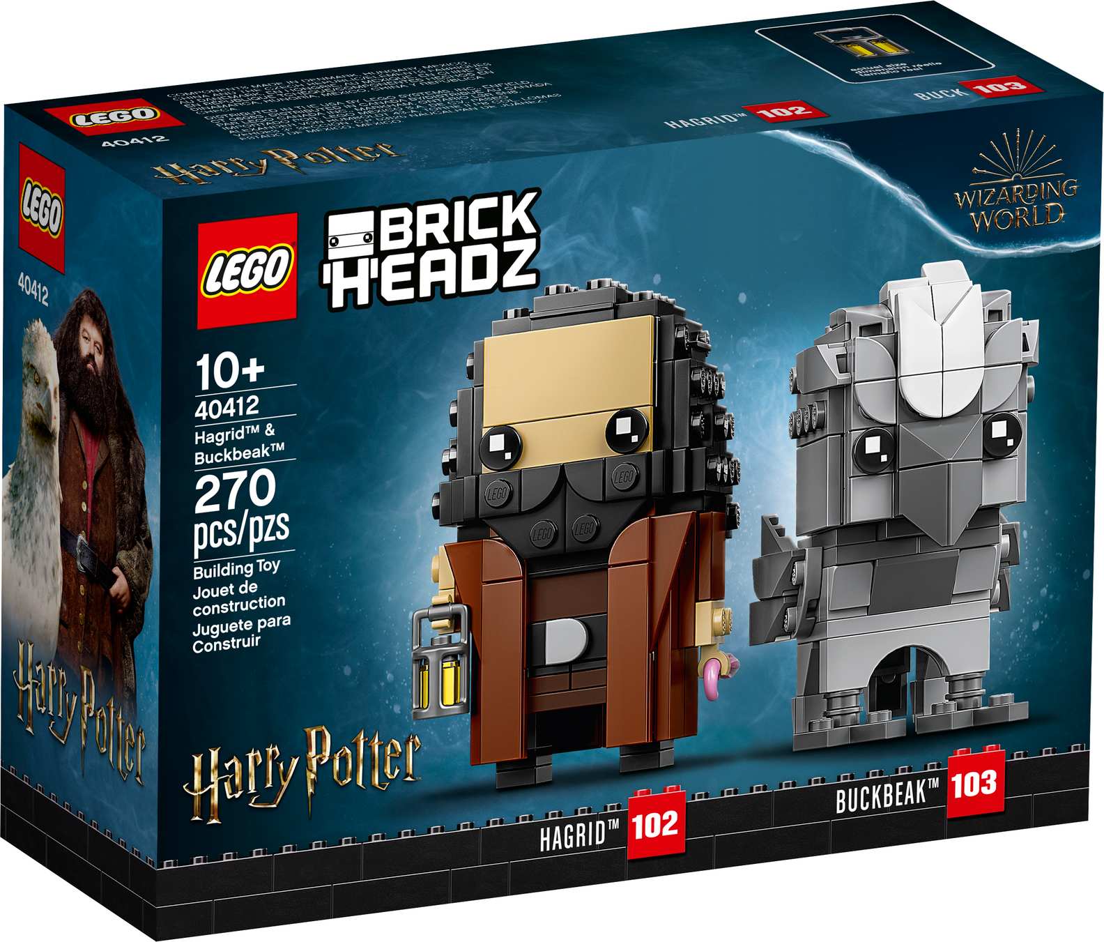 LEGO Harry Potter Hagrid & Buckbeak BrickHeadz GWP Set (40412)