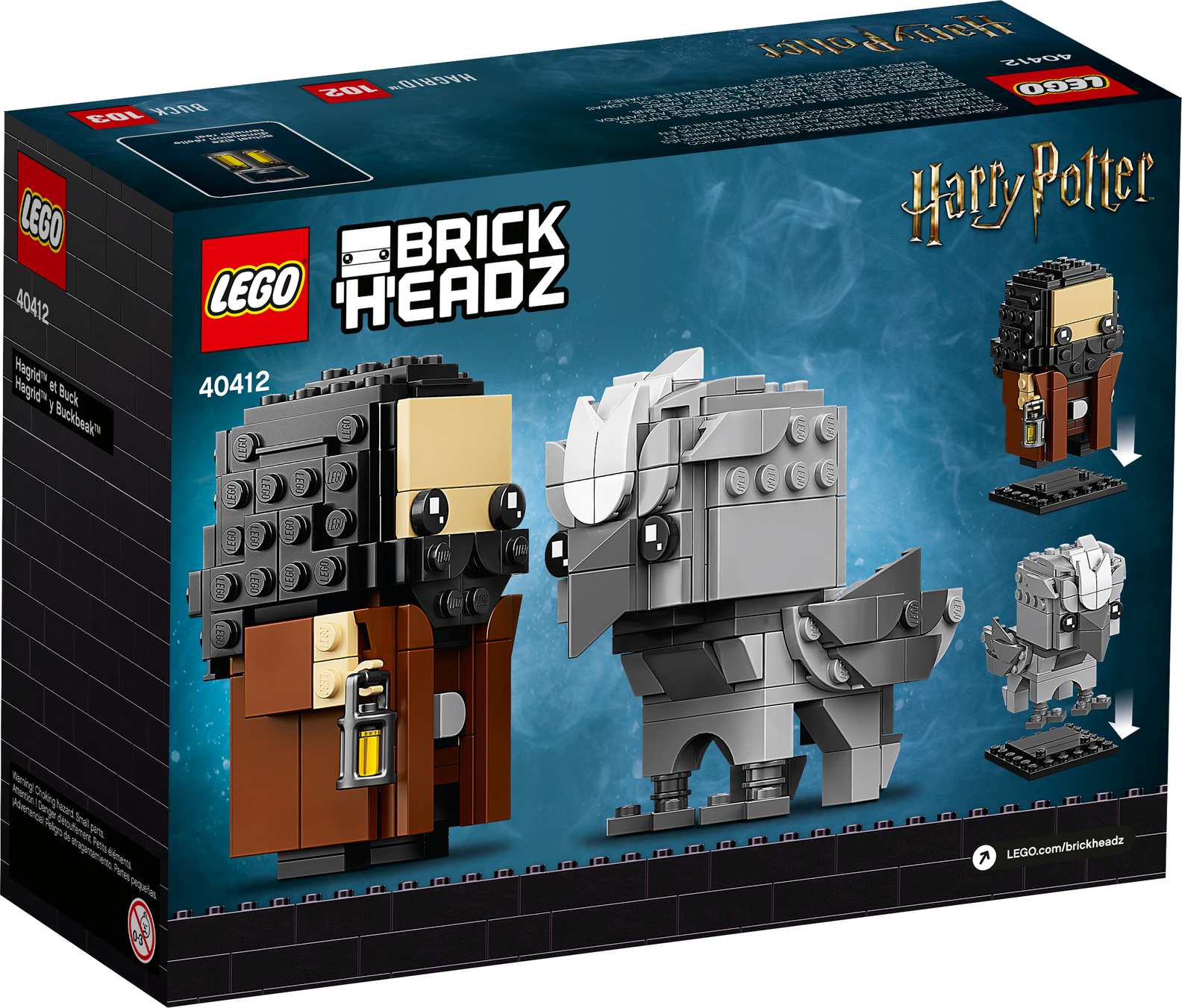 LEGO Harry Potter Hagrid & Buckbeak BrickHeadz GWP Set (40412)