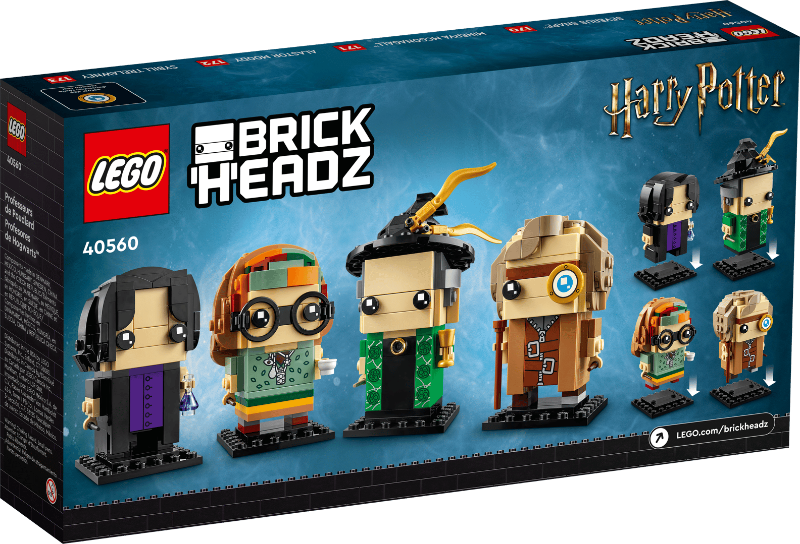 LEGO Harry Potter Professors of Hogwarts BrickHeadz Set (40560)