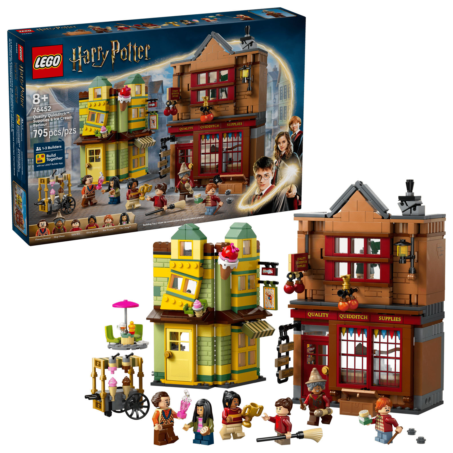 LEGO Harry Potter Quality Quidditch Supplies & Ice Cream Parlour Set (76452)